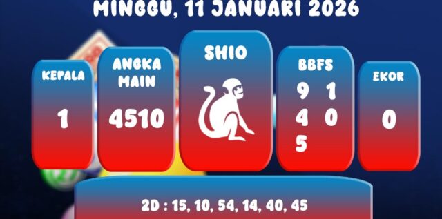PREDIKSI SINGAPORE POOL 11 JANUARI 2026