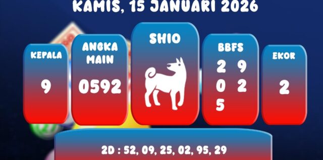 PREDIKSI SINGAPORE POOL 15 JANUARI 2026