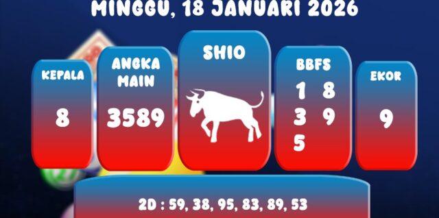 PREDIKSI SINGAPORE POOL 18 JANUARI 2026