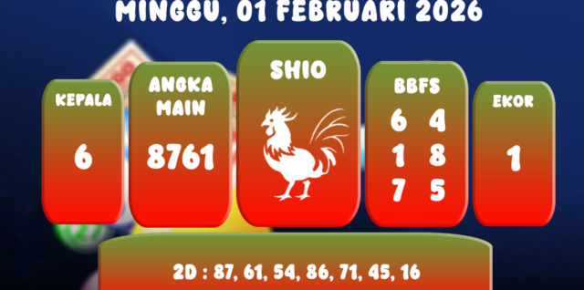 PREDIKSI TOTO MACAU POOL 01 FEBRUARI 2026