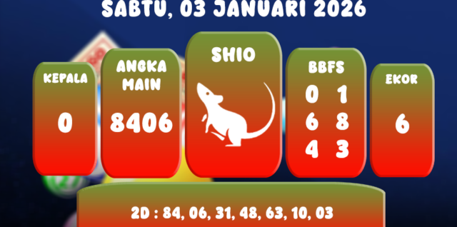 PREDIKSI TOTO MACAU POOL 03 JANUARI 2026