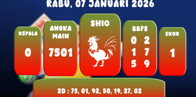 PREDIKSI TOTO MACAU POOL 07 JANUARI 2026