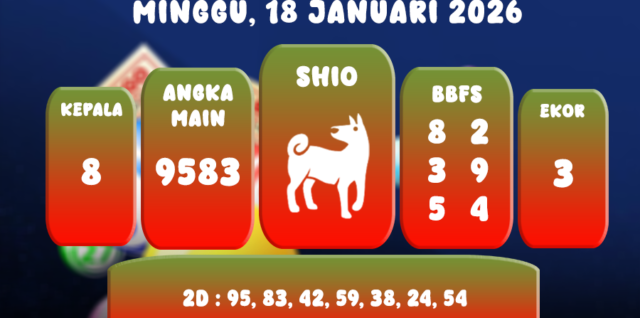 PREDIKSI TOTO MACAU POOL 18 JANUARI 2026