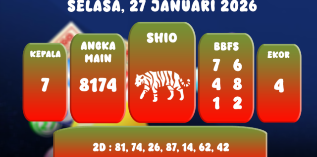PREDIKSI TOTO MACAU POOL 27 JANUARI 2026