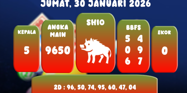 PREDIKSI TOTO MACAU POOL 30 JANUARI 2026