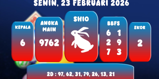 PREDIKSI SINGAPORE 23 FEBRUARI 2026