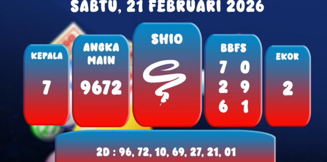 PREDIKSI SINGAPORE POOL 21 FEBRUARI 2026