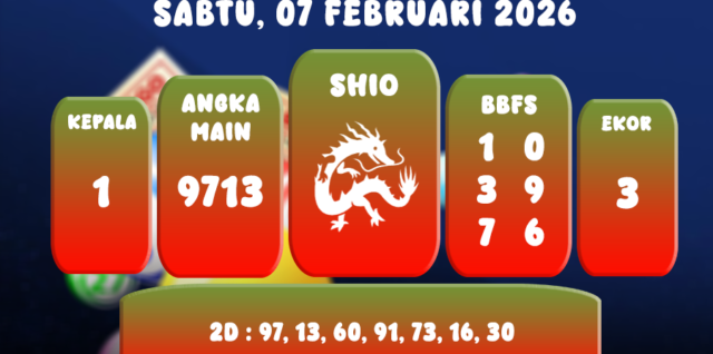 PREDIKSI TOTO MACAU POOL 07 FEBRUARI 2026