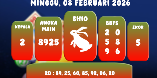 PREDIKSI TOTO MACAU POOL 08 FEBRUARI 2026