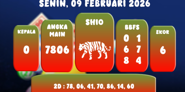 PREDIKSI TOTO MACAU POOL 09 FEBRUARI 2026