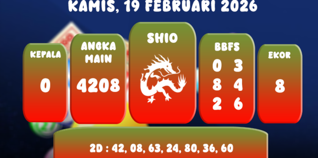 PREDIKSI TOTO MACAU POOL 19 FEBRUARI 2026