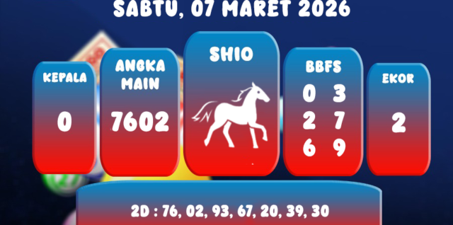 PREDIKSI SINGAPORE POOL 07 MARET 2026