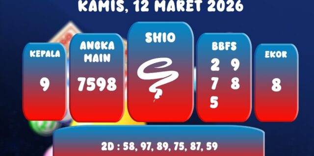 PREDIKSI SINGAPORE POOL 12 MARET 2026
