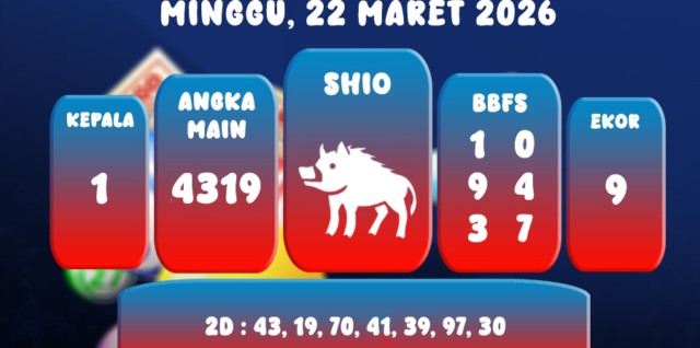 PREDIKSI SINGAPORE POOL 22 MARET 2026