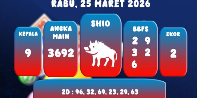 PREDIKSI SINGAPORE POOL 25 MARET 2026