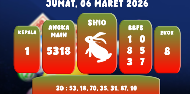 PREDIKSI TOTO MACAU POOL 06 MARET 2026
