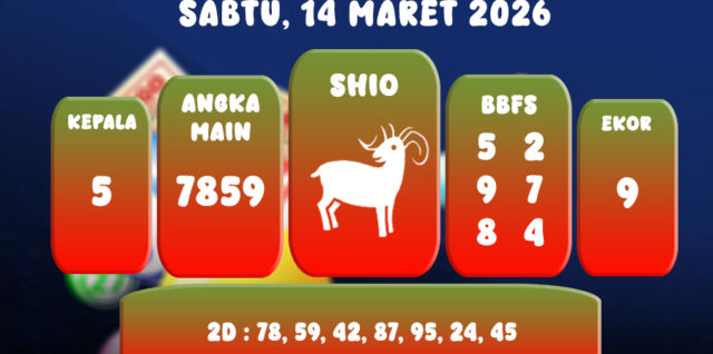 PREDIKSI TOTO MACAU POOL 14 MARET 2026