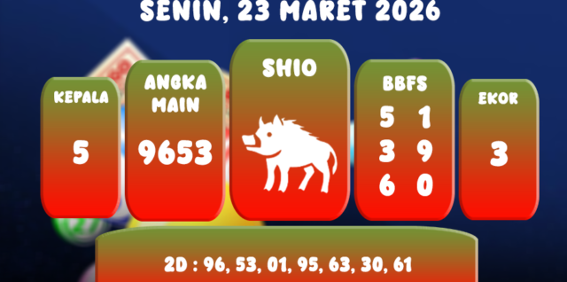 PREDIKSI TOTO MACAU POOL 23 MARET 2026