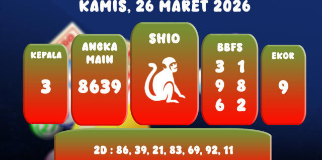 PREDIKSI TOTO MACAU POOL 26 MARET 2026